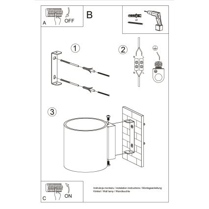 Brilagi -  Applique murale LED FRIDA 1xG9/4W/230V blanc