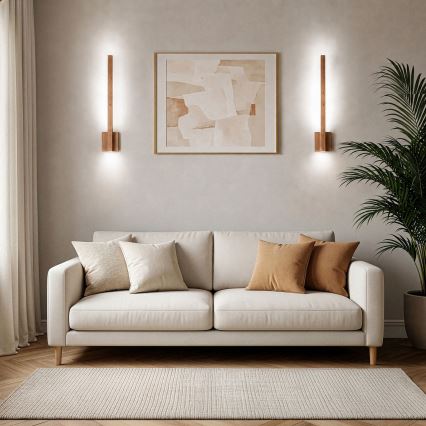 BRILAGI - Applique murale LED GARDALINE LED/90W/230V 100 cm chêne