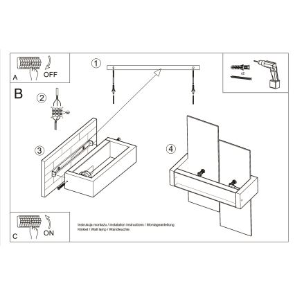 Brilagi -  Applique murale LED HERA 1xE27/7,5W/230V blanc