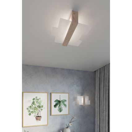 Brilagi -  Applique murale LED HERA 1xE27/7,5W/230V bois
