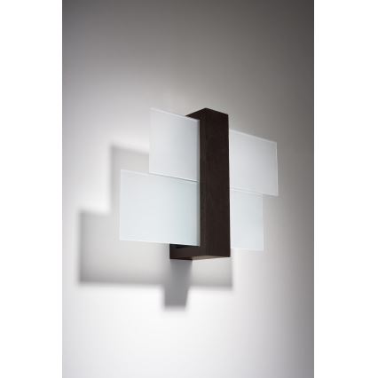 Brilagi -  Applique murale LED HERA 1xE27/7,5W/230V wenge