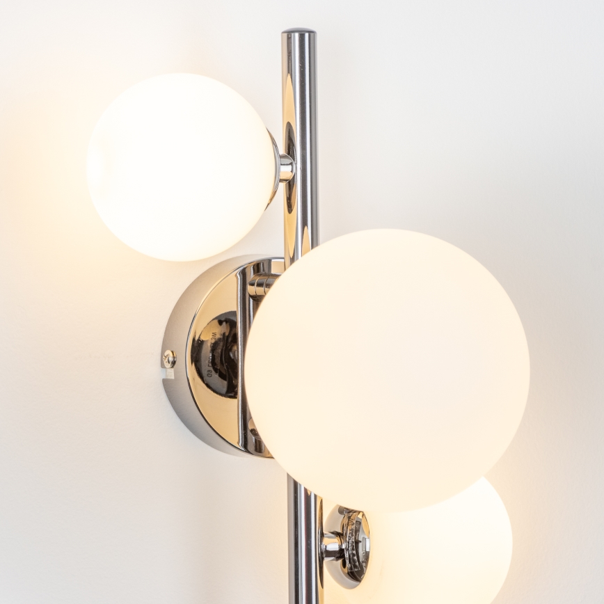Brilagi - Applique murale LED MILLA 3xG9/3W/230V chrome brillant/blanc