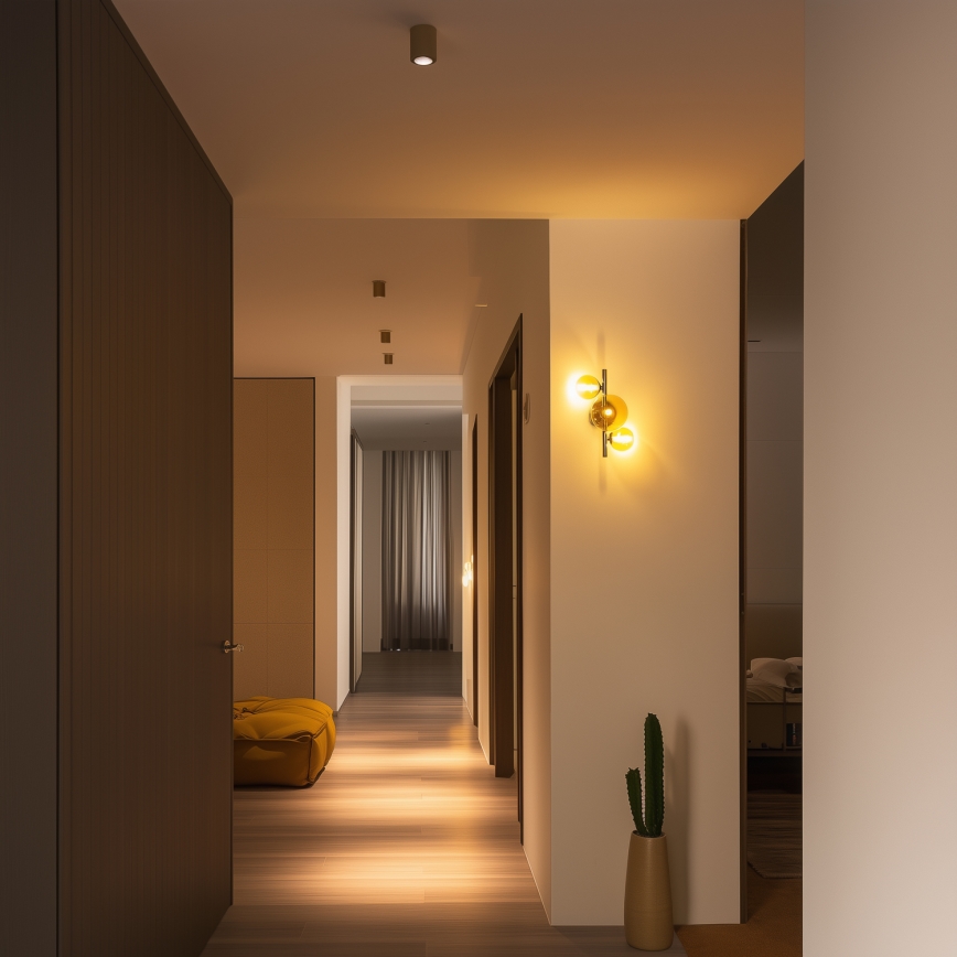 Brilagi - Applique murale LED MILLA 3xG9/3W/230V chrome brillant/doré