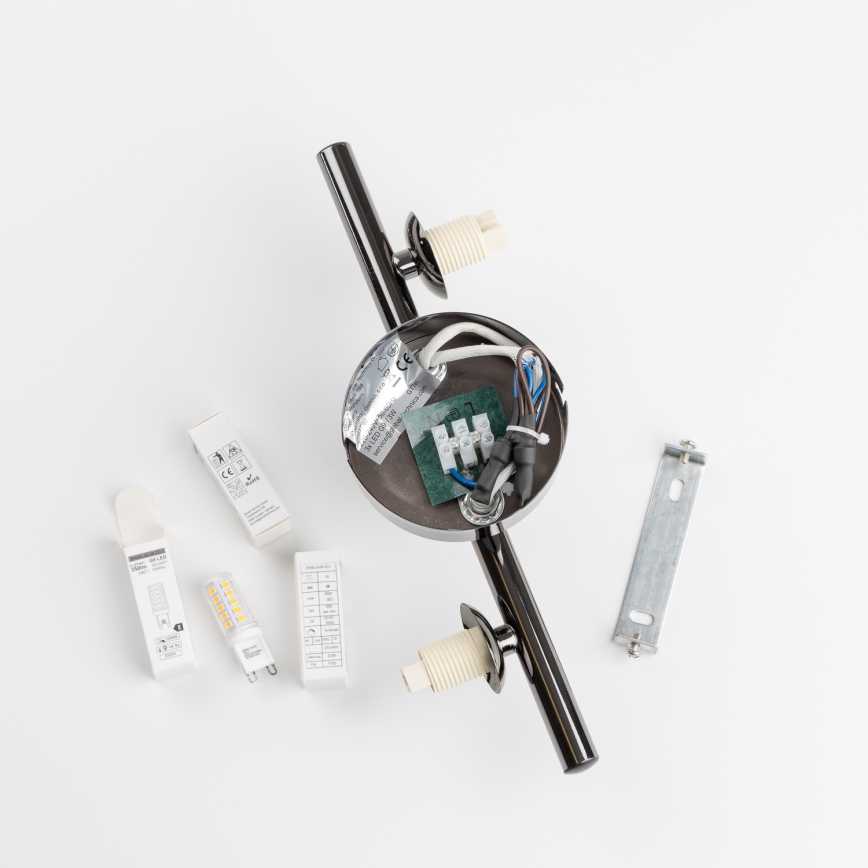 Brilagi - Applique murale LED MILLA 3xG9/3W/230V chrome brillant/fumé