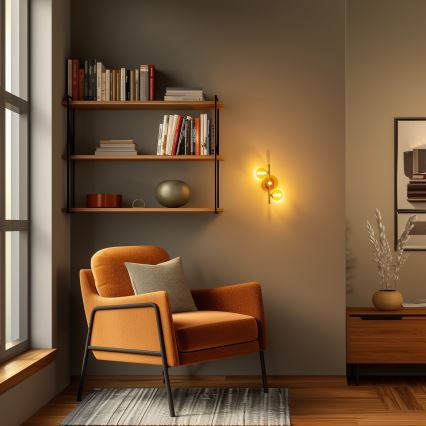 Brilagi - Applique murale LED MILLA 3xG9/3W/230V doré