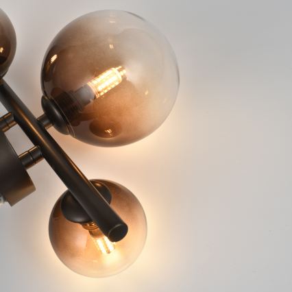 Brilagi - Applique murale LED MILLA 3xG9/3W/230V marron/marron fumé