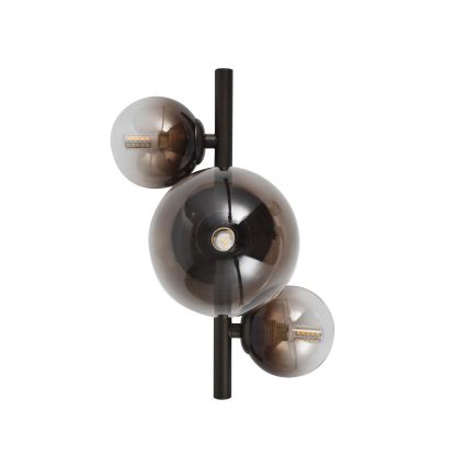 Brilagi - Applique murale LED MILLA 3xG9/3W/230V marron/marron fumé