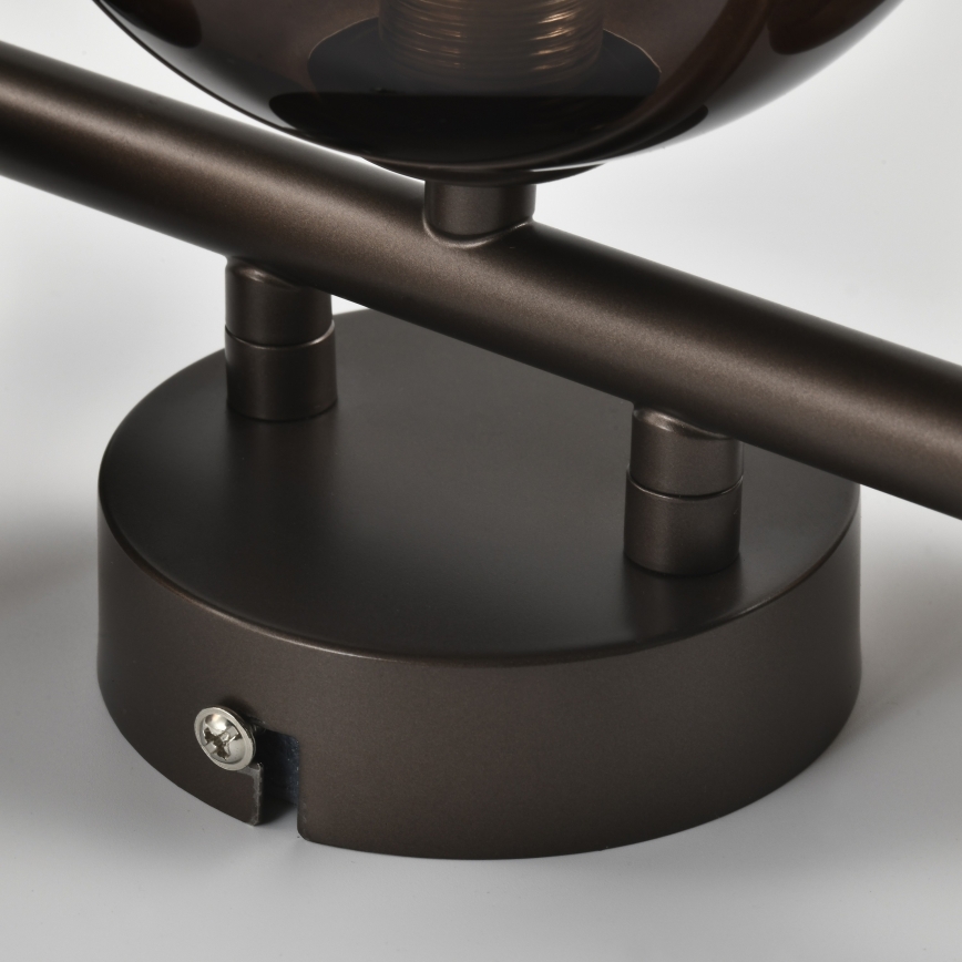 Brilagi - Applique murale LED MILLA 3xG9/3W/230V marron/marron fumé