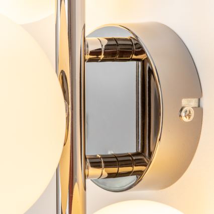 Brilagi - Applique murale LED MILLA 3xG9/3W/230V noir chromé/blanc