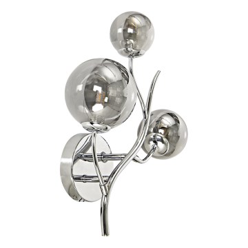 Brilagi - Applique murale LED MISTEL 3xG9/3W/230V chrome brillant/fumé