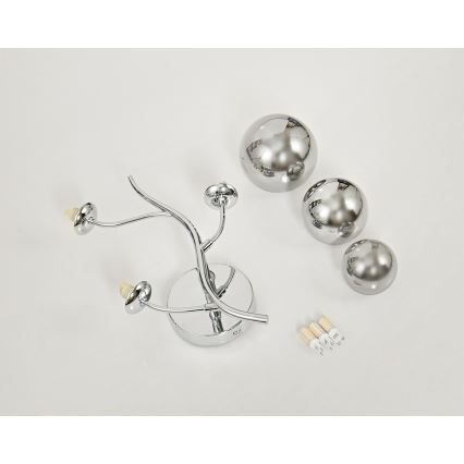 Brilagi - Applique murale LED MISTEL 3xG9/3W/230V chrome brillant/fumé