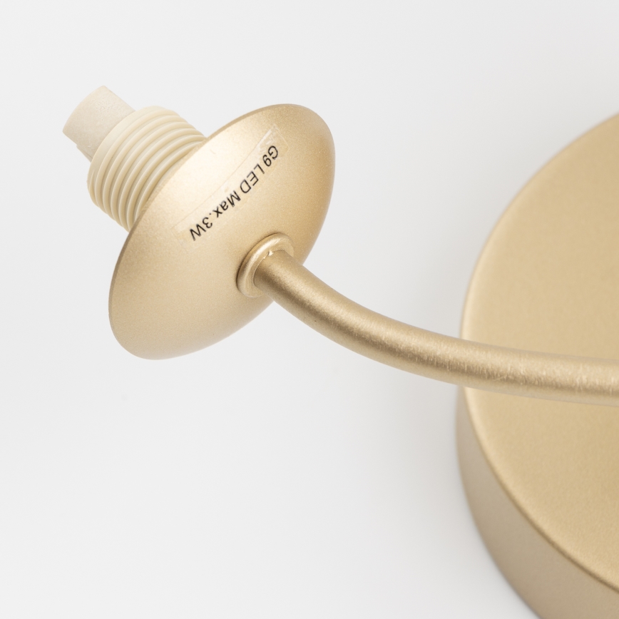 Brilagi - Applique murale LED MISTEL 3xG9/3W/230V doré/blanc