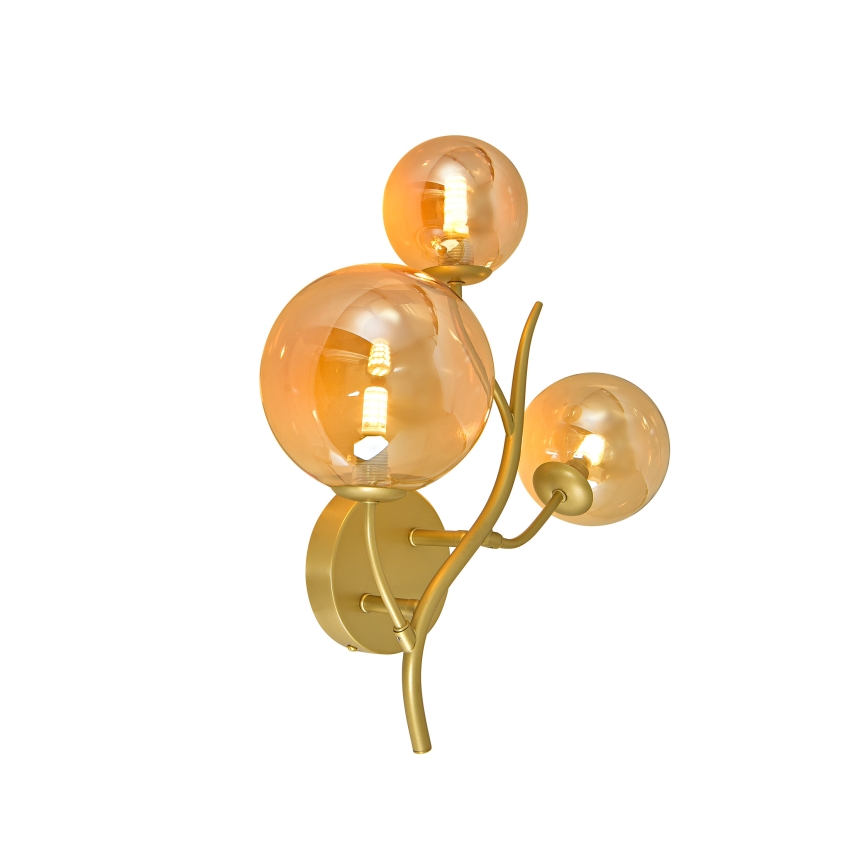Brilagi - Applique murale LED MISTEL 3xG9/3W/230V doré