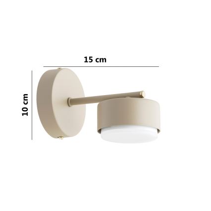 Brilagi - Applique murale LED MONO 1xGX53/30W/230V beige