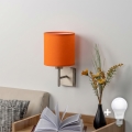 BRILAGI - Applique murale LED NUBILA 1xE27/60W/230V chrome mat/orange