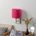 BRILAGI - Applique murale LED NUBILA 1xE27/60W/230V chrome mat/rose