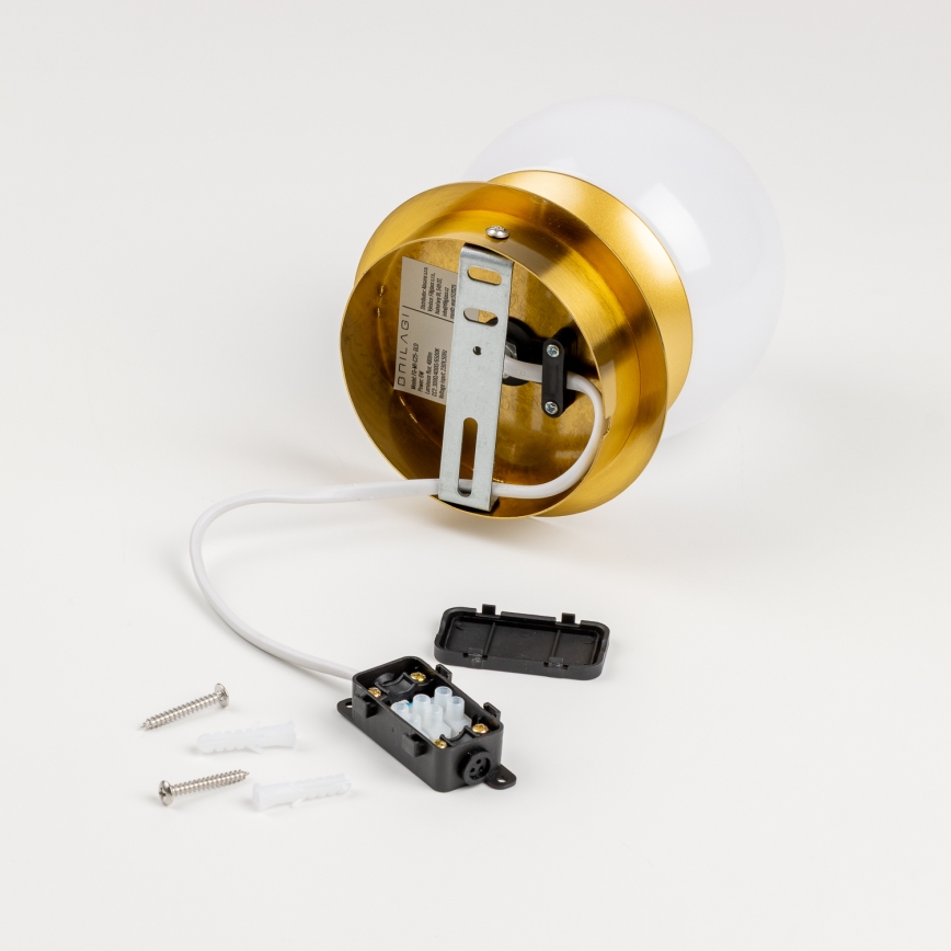 Brilagi - Applique murale LED pour salle de bains BALL LED/6W/230V 3000/4000/6500K IP44 dorée