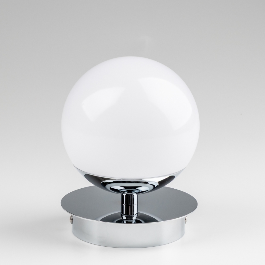 Brilagi - Applique murale LED BALL, 6W, 230V, 3000/4000/6500K, IP44, chrome brillant