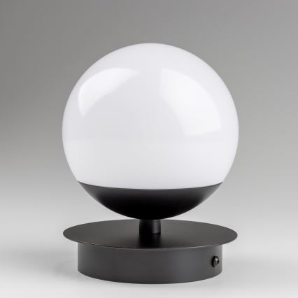Brilagi - Applique murale LED BALL pour salle de bains, 6W, 230V, 3000/4000/6500K, IP44, noire