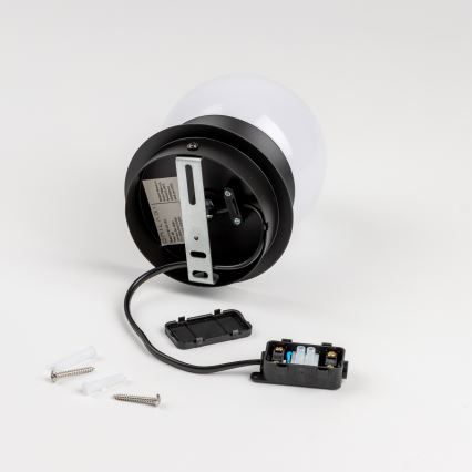 Brilagi - Applique murale LED BALL pour salle de bains, 6W, 230V, 3000/4000/6500K, IP44, noire