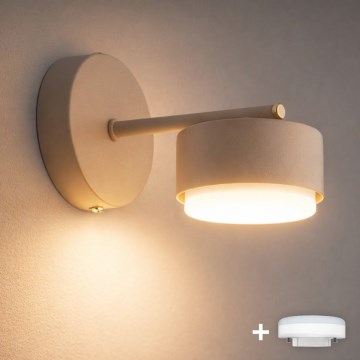 Brilagi - Applique murale LED RGB+CCT dimmable MONO 1xGX53/14W/230V 2700–6500K Wi‑Fi Tuya beige