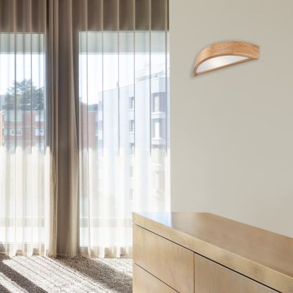 Brilagi - Applique murale LED RGBW dimmable CARVALHO 1xE27/15W/230V 2700-6500K Wi-Fi chêne