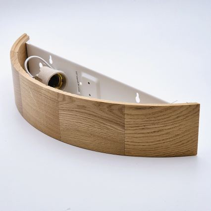 Brilagi - Applique murale LED RGBW dimmable CARVALHO 1xE27/15W/230V 2700-6500K Wi-Fi chêne