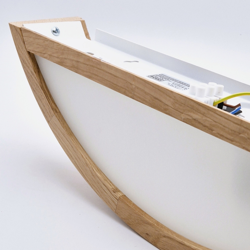 Brilagi - Applique murale LED RGBW dimmable CARVALHO 1xE27/15W/230V 2700-6500K Wi-Fi chêne