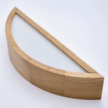 Brilagi - Applique murale LED RGBW dimmable CARVALHO 1xE27/15W/230V 2700-6500K Wi-Fi chêne