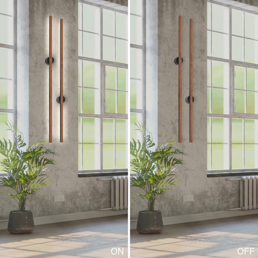 Brilagi - Applique murale LED WOODY LINE LED/7W/230V 4000K 60 cm chêne/cerisier