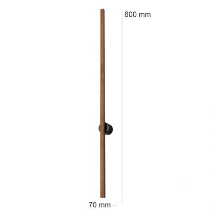 Brilagi - Applique murale LED WOODY LINE LED/7W/230V 4000K 60 cm chêne/cerisier