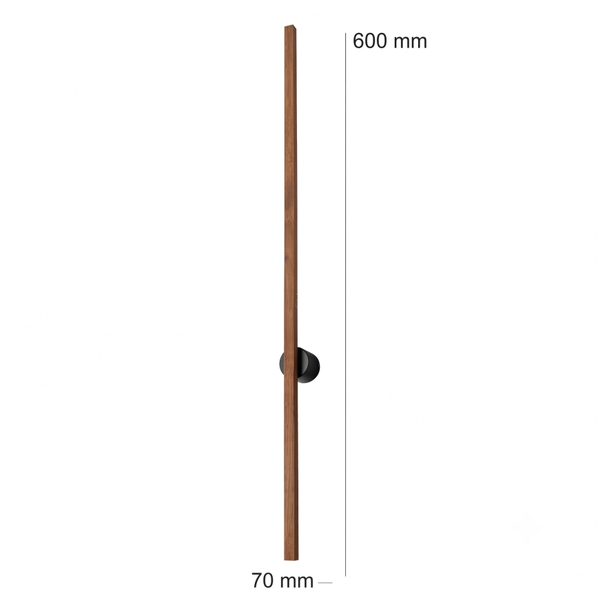 Brilagi - Applique murale LED WOODY LINE LED/7W/230V 4000K 60 cm chêne/cerisier