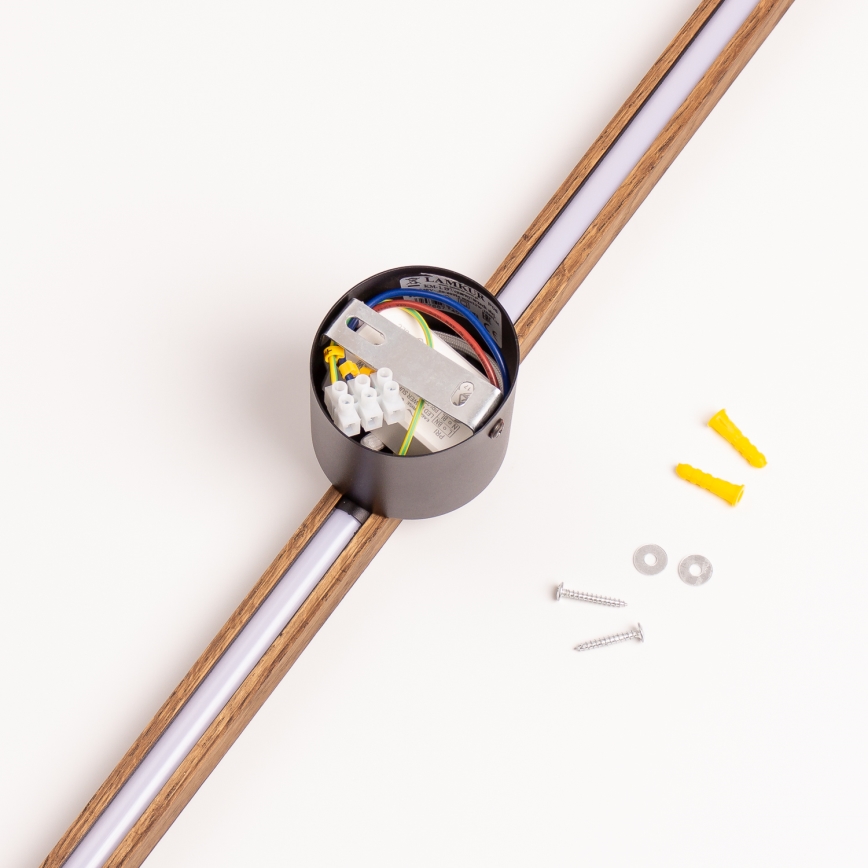 Brilagi - Applique murale LED WOODY LINE LED/7W/230V 4000K 60 cm chêne/noyer
