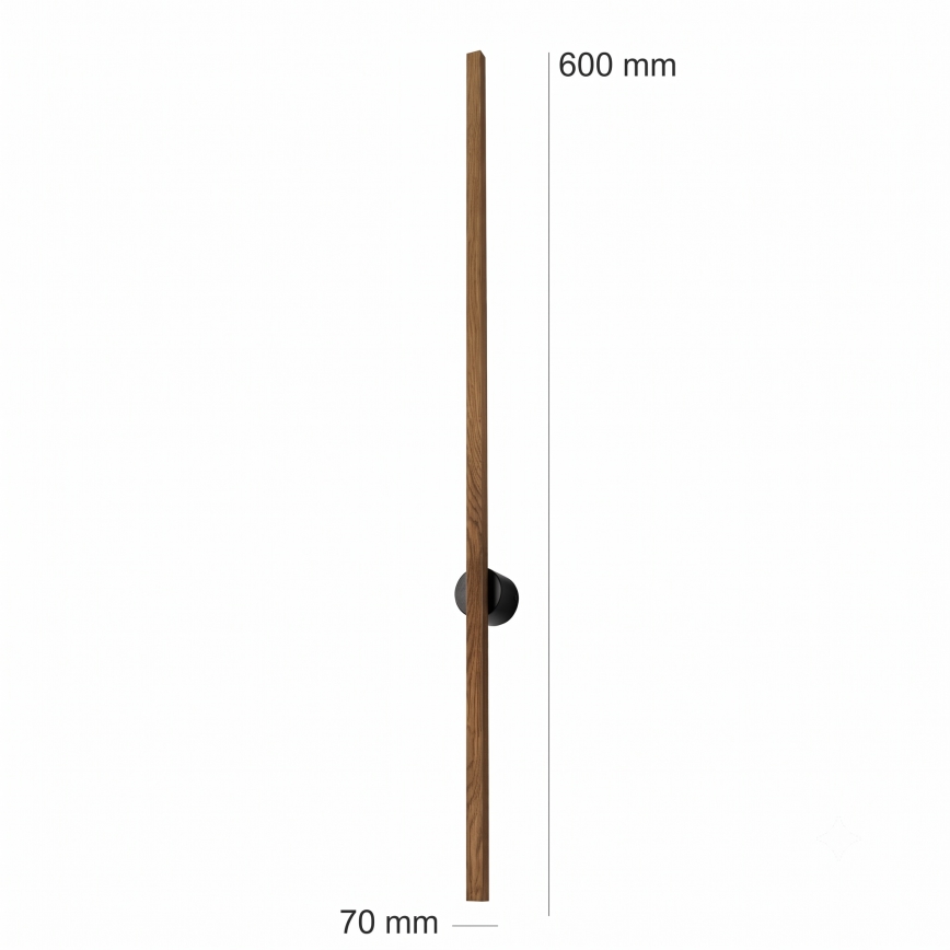 Brilagi - Applique murale LED WOODY LINE LED/7W/230V 4000K 60 cm chêne/noyer