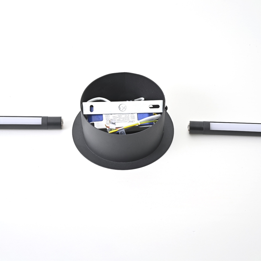 Brilagi - Applique murale LUGO DUE LED/9W/230V noir