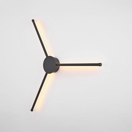 Brilagi - Applique murale LUGO TRE LED/14W/230V noir