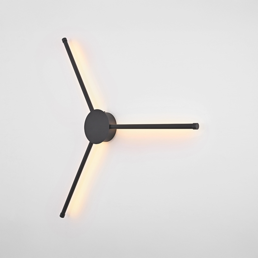 Brilagi - Applique murale LUGO TRE LED/14W/230V noir