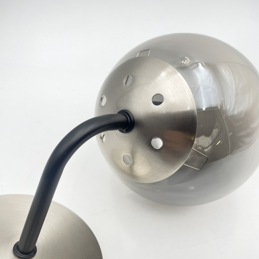 Brilagi - Applique murale MALIVA 1xE14/15W/230V chrome mat/fumé