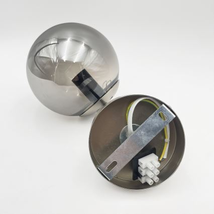 Brilagi - Applique murale MALIVA 1xE14/15W/230V chrome mat/fumé