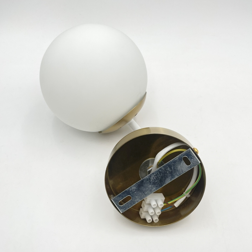 Brilagi - Applique murale MALIVA 1xE14/15W/230V dorée/blanche