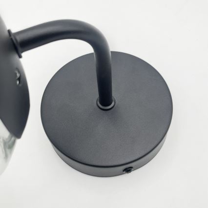 Brilagi - Applique murale MALIVA 1xE14/15W/230V noir/transparent