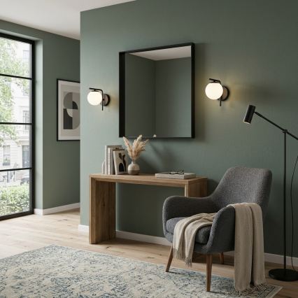 Brilagi - Applique murale MILO 1xE27/60W/230V noir