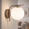 Brilagi - Applique murale MILO ECRU 1xE27/60W/230V beige/dorée