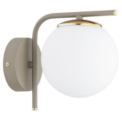 Brilagi - Applique murale MILO ECRU 1xE27/60W/230V beige/dorée