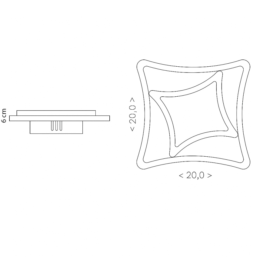 Brilagi - Applique murale MODERN MINI LED/24W/230V 3000/4000/6000K