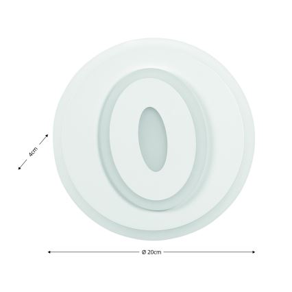Brilagi - Applique murale MODERN MINI LED/26W/230V 3000/4000/6000K