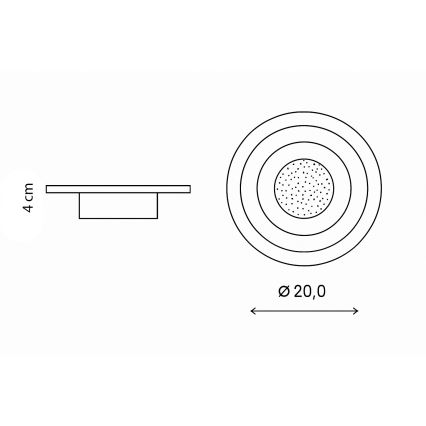 Brilagi - Applique murale MODERN MINI LED/29W/230V 3000/4000/6000K