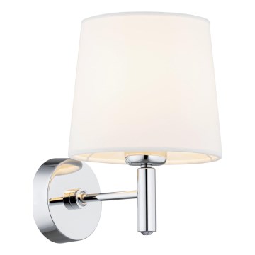 Brilagi - Applique murale MONTE 1xE27/15W/230V crème/chrome brillant