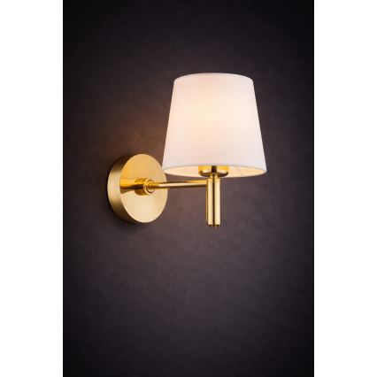 Brilagi - Applique murale MONTE 1xE27/15W/230V crème/doré