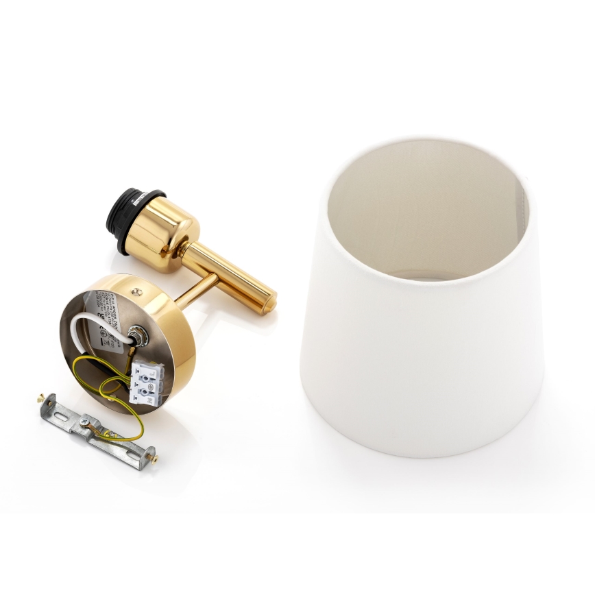 Brilagi - Applique murale MONTE 1xE27/15W/230V crème/doré